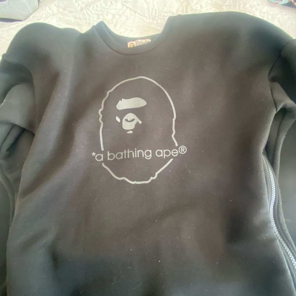 A Bathing Ape Black Sweatshirt